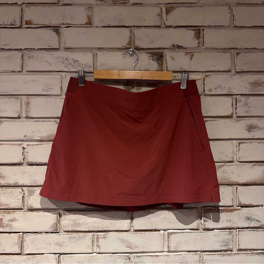 Athelta Dark Red Skort